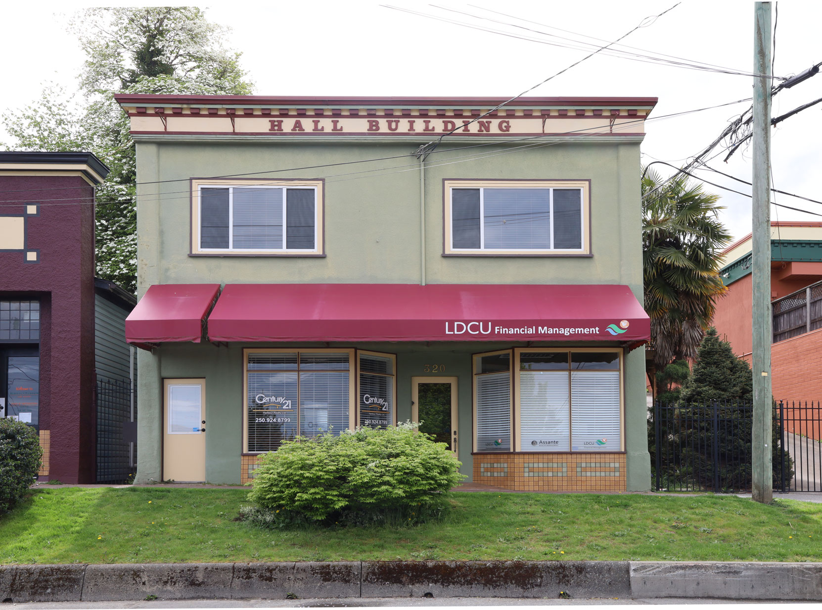The Hall Building, 320 1st Avenue in downtown Ladysmith.