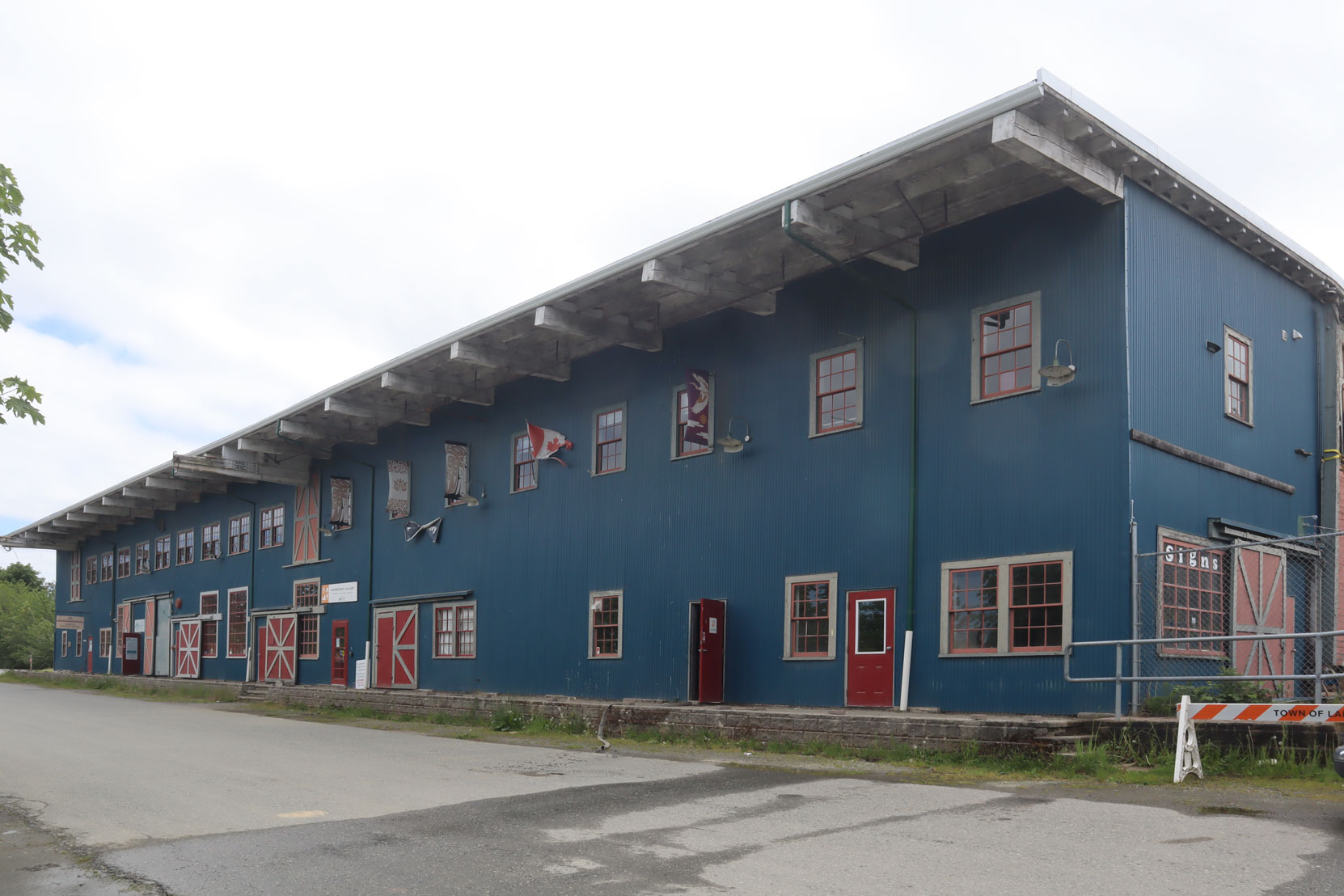 610 Oyster Bay Drive, originally the Comox Logging and Railway Company Shops Building.