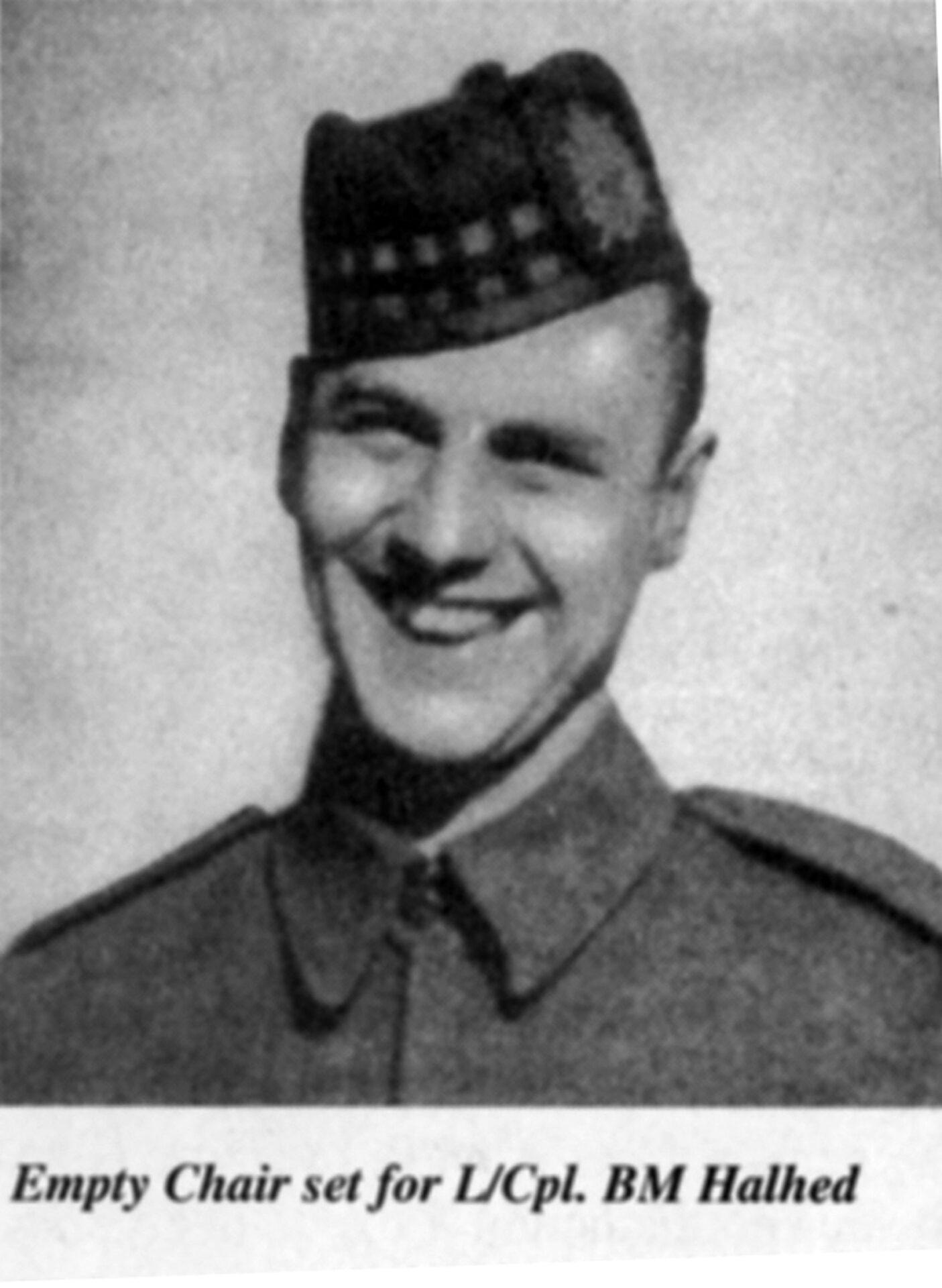 L/Corporal Basil Halhed, circa 1943 (Photo: Ladysmith Archives)